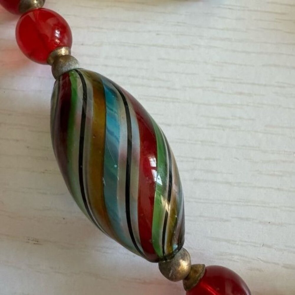 Venezia Murano Blown Glass Necklace - Picture 2 of 2